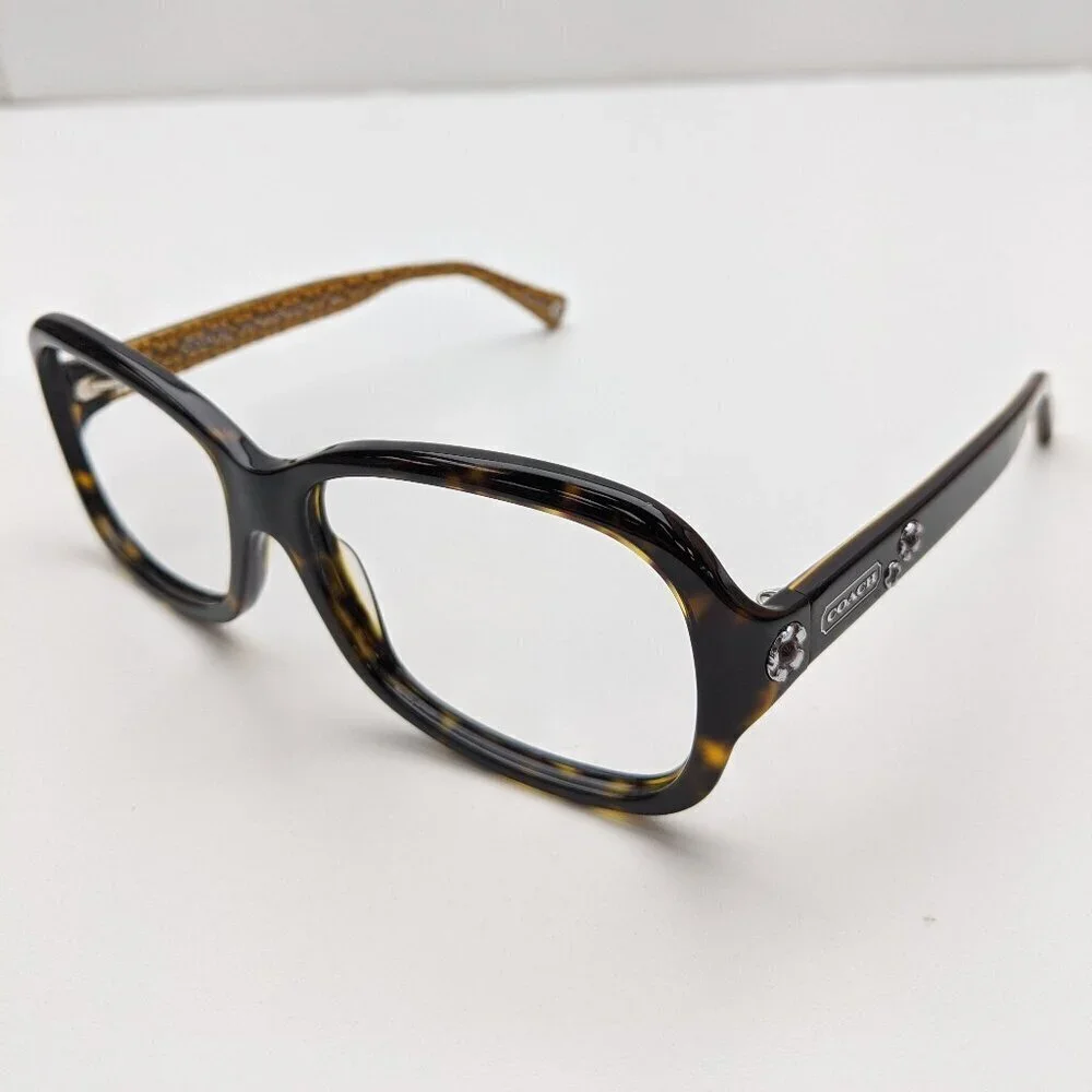 🕶️Frame only! Coach CIARA HC8016-5033/13 Butterfly Sunglasses 57/15-130 /JLI601​